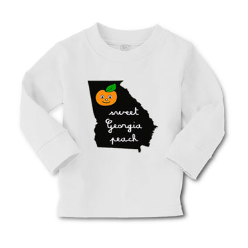Baby Clothes State Sweet Georgia Peach Clementine Boy & Girl Clothes Cotton