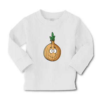 Baby Clothes Onion with Face A Food & Beverage Vegetables Boy & Girl Clothes