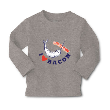 Baby Clothes I Love Bacon Boy & Girl Clothes Cotton