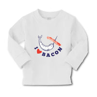 Baby Clothes I Love Bacon Boy & Girl Clothes Cotton - Cute Rascals