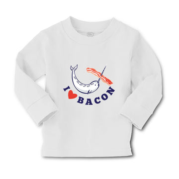 Baby Clothes I Love Bacon Boy & Girl Clothes Cotton