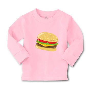 Baby Clothes Burger Food and Beverages Meats Boy & Girl Clothes Cotton