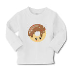 Baby Clothes Donuts Chocolate Eyes Food and Beverages Desserts Cotton - Cute Rascals