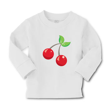 Baby Clothes Red Cherry Food and Beverages Fruit Boy & Girl Clothes Cotton