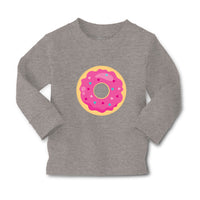 Baby Clothes Pink Donuts Food and Beverages Desserts Boy & Girl Clothes Cotton - Cute Rascals