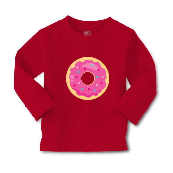 Baby Clothes Pink Donuts Food and Beverages Desserts Boy & Girl Clothes Cotton - Cute Rascals