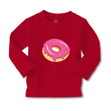 Baby Clothes Purple Donuts Food and Beverages Desserts Boy & Girl Clothes Cotton