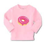 Baby Clothes Purple Donuts Food and Beverages Desserts Boy & Girl Clothes Cotton - Cute Rascals