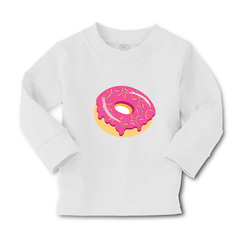 Baby Clothes Purple Donuts Food and Beverages Desserts Boy & Girl Clothes Cotton