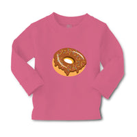Baby Clothes Donuts Chocolate 2 Food and Beverages Desserts Boy & Girl Clothes - Cute Rascals