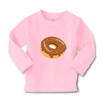 Baby Clothes Donuts Chocolate 2 Food and Beverages Desserts Boy & Girl Clothes - Cute Rascals