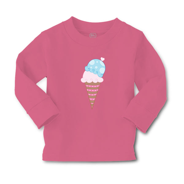 Baby Clothes Pink Blue Ice Cream Food and Beverages Desserts Boy & Girl Clothes - Cute Rascals