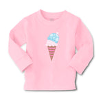Baby Clothes Pink Blue Ice Cream Food and Beverages Desserts Boy & Girl Clothes - Cute Rascals