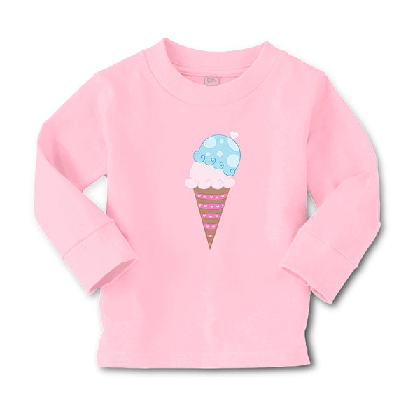 Baby Clothes Pink Blue Ice Cream Food and Beverages Desserts Boy & Girl Clothes - Cute Rascals