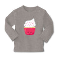 Baby Clothes Pink Love Cupcake Eyes Food and Beverages Cupcakes Cotton