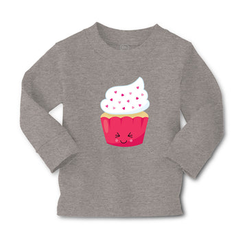 Baby Clothes Pink Love Cupcake Eyes Food and Beverages Cupcakes Cotton