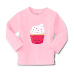 Baby Clothes Pink Love Cupcake Eyes Food and Beverages Cupcakes Cotton - Cute Rascals