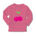 Baby Clothes Kawaii Cherries Food and Beverages Fruit Boy & Girl Clothes Cotton