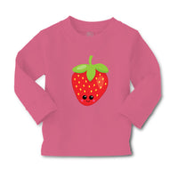 Baby Clothes Red Strawberry Food and Beverages Fruit Boy & Girl Clothes Cotton - Cute Rascals