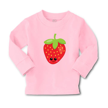 Baby Clothes Red Strawberry Food and Beverages Fruit Boy & Girl Clothes Cotton