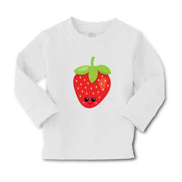 Baby Clothes Red Strawberry Food and Beverages Fruit Boy & Girl Clothes Cotton