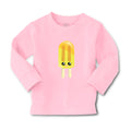 Baby Clothes Yellow Orange Popsicle Eyes Food and Beverages Desserts Cotton