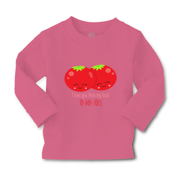 Baby Clothes Love Tomatoes Sign Vegetables Boy & Girl Clothes Cotton - Cute Rascals