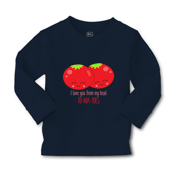 Baby Clothes Love Tomatoes Sign Vegetables Boy & Girl Clothes Cotton