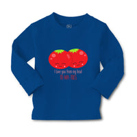 Baby Clothes Love Tomatoes Sign Vegetables Boy & Girl Clothes Cotton - Cute Rascals