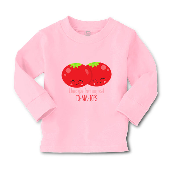Baby Clothes Love Tomatoes Sign Vegetables Boy & Girl Clothes Cotton - Cute Rascals