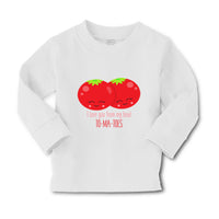 Baby Clothes Love Tomatoes Sign Vegetables Boy & Girl Clothes Cotton - Cute Rascals