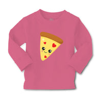 Baby Clothes Love Pizza Food and Beverages Pizza Boy & Girl Clothes Cotton - Cute Rascals