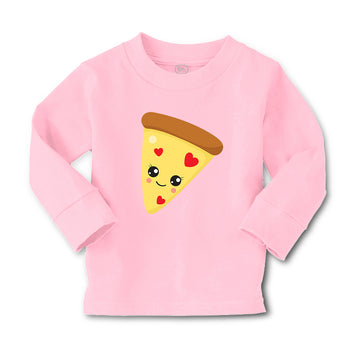 Baby Clothes Love Pizza Food and Beverages Pizza Boy & Girl Clothes Cotton