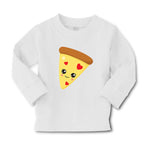 Baby Clothes Love Pizza Food and Beverages Pizza Boy & Girl Clothes Cotton - Cute Rascals