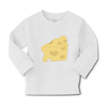Baby Clothes Heart Cheese Food and Beverages Dairy Boy & Girl Clothes Cotton