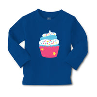 Baby Clothes Blue Dark Pink Cupcake Food and Beverages Cupcakes Cotton - Cute Rascals