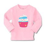 Baby Clothes Blue Dark Pink Cupcake Food and Beverages Cupcakes Cotton - Cute Rascals