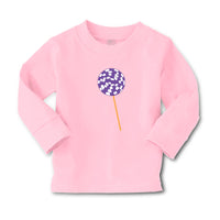 Baby Clothes Purple White Lollipop Food and Beverages Desserts Cotton - Cute Rascals