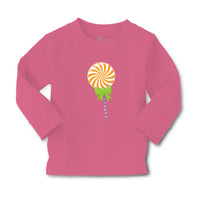 Baby Clothes Swirl Orange Lollipop Bow Food and Beverages Desserts Cotton - Cute Rascals