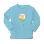 Baby Clothes Swirl Orange Lollipop Bow Food and Beverages Desserts Cotton - Cute Rascals