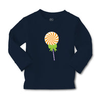 Baby Clothes Swirl Orange Lollipop Bow Food and Beverages Desserts Cotton - Cute Rascals