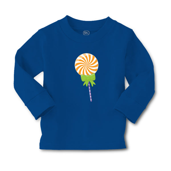 Baby Clothes Swirl Orange Lollipop Bow Food and Beverages Desserts Cotton - Cute Rascals