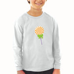 Baby Clothes Swirl Orange Lollipop Bow Food and Beverages Desserts Cotton - Cute Rascals