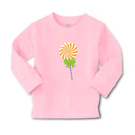 Baby Clothes Swirl Orange Lollipop Bow Food and Beverages Desserts Cotton - Cute Rascals