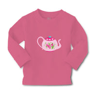Baby Clothes Rose Print Teapot Food and Beverages Tea Boy & Girl Clothes Cotton - Cute Rascals
