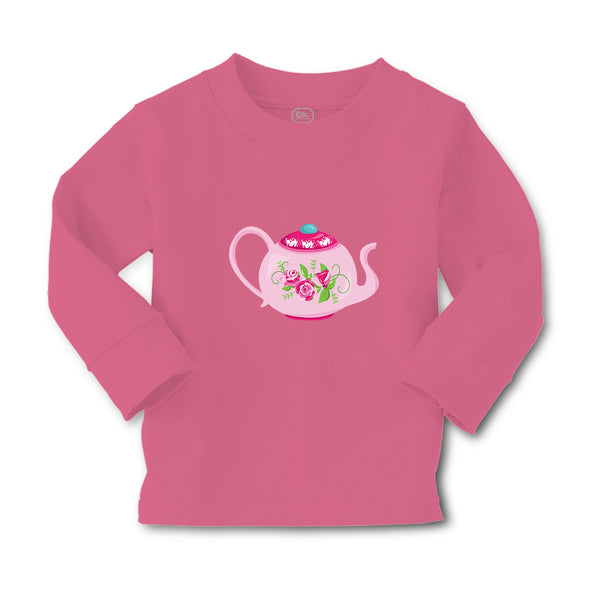 Baby Clothes Rose Print Teapot Food and Beverages Tea Boy & Girl Clothes Cotton - Cute Rascals
