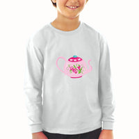 Baby Clothes Rose Print Teapot Food and Beverages Tea Boy & Girl Clothes Cotton - Cute Rascals