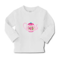 Baby Clothes Rose Print Teapot Food and Beverages Tea Boy & Girl Clothes Cotton - Cute Rascals