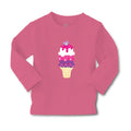 Baby Clothes Sweet Valentine Ice Cream Food and Beverages Cupcakes Cotton
