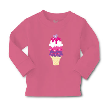 Baby Clothes Sweet Valentine Ice Cream Food and Beverages Cupcakes Cotton